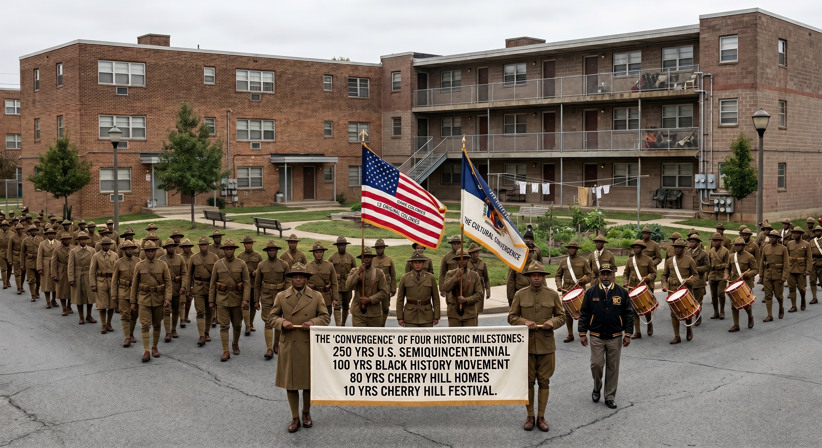 80 Years in the Making - Veterans of Cherry Hill serving our community alongside modern festival celebration